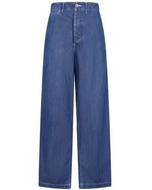 Visvim Vaqueros Anchos Broader - Azul