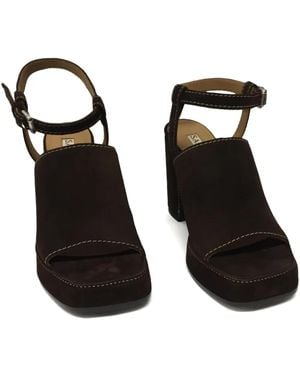 Sartore Sandalen Aus Wildleder - Schwarz