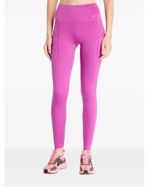 Nike High-Waisted Pocket Leggings - Pink