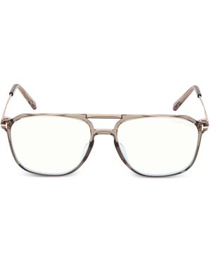 Tom Ford Pilot-Frame Glasses - Natural