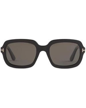 Tom Ford Geometric-Frame Sunglasses - Grey
