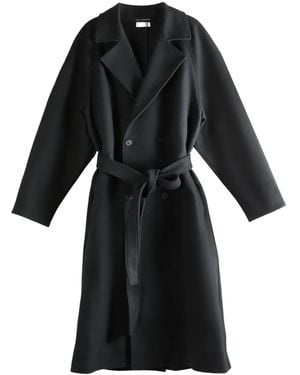 The Row Gabardina con cinturón - Negro