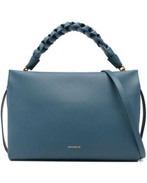 Coccinelle Leather Boheme Grana Double - Blue