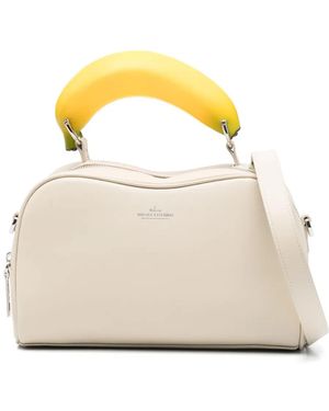 Maison Mihara Yasuhiro Bolso shopper con asa de plátano - Metálico