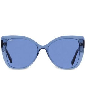 MCM Butterfly-Frame Tinted Sunglasses - Blue