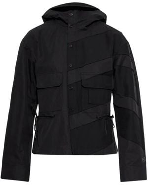 Y-3 Paneled Cotton Jacket - Black