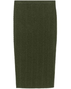 Fabiana Filippi Platinum Midi Skirt - Green