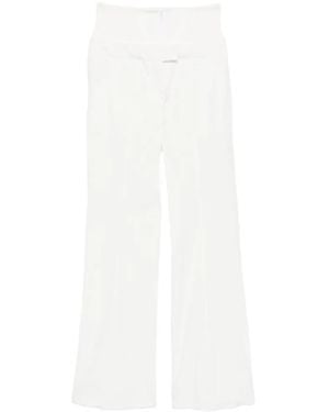 The Seafarer Straight-Leg Trousers - White