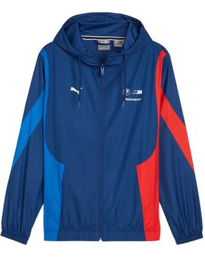 PUMA X Bmw M Motorsports Colour-Block Track Jacket - Blue