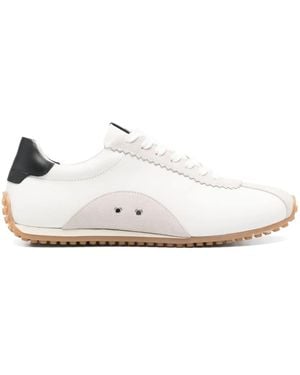 Sandro Sneakers Aus Leder - Weiß
