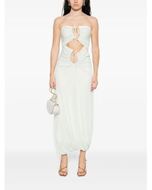 Christopher Esber Paisley-Ring Dress - White