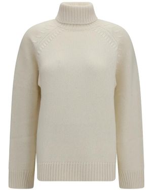 P.A.R.O.S.H. Rollkragenpullover Aus Kaschmir - Weiß