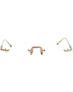 Matsuda Rahmenlose Brille - Weiß