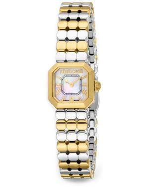 Roberto Cavalli Octagonal Case 18Mm Watch - Metallic
