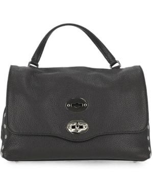Zanellato Small Postina Studded Tote Bag - Black
