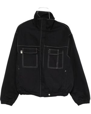 Carrera High-Neck Bomber Jacket - Black