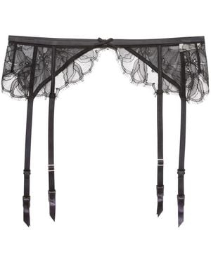 Fleur du Mal Sophia Strumpfhalter - Weiß