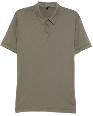 James Perse Plain Polo Shirt - Grey