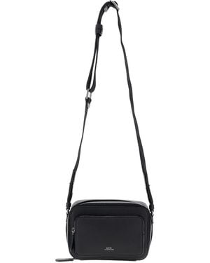A.P.C. Bolso de hombro de piel - Blanco