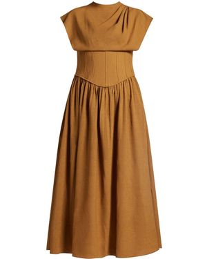 Chats by C.Dam Anatola Dress - Brown
