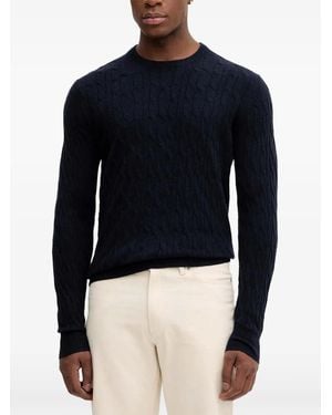 Hackett Round-Neck Jumper - Blue