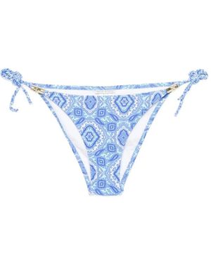 Heidi Klein Slip Bikini Con Stampa Paisley - Blu