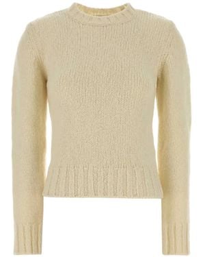A.P.C. Pullover Mit Geripptem Saum - Weiß