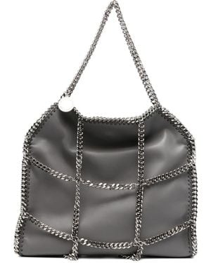 Stella McCartney Mini Falabella Chain Cage Tote Bag - Grey