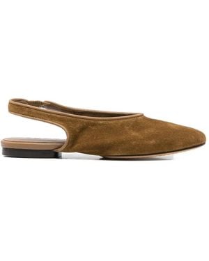 Soeur Slingback Heeled Mules - White