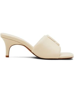 Marc Jacobs Sandales The Leather J Marc 65 Mm - Neutre