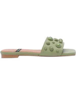 Ángel Alarcón Leather sandals - Grün