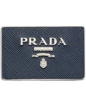 Prada Metal Belt Buckle - Azul