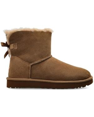UGG Bottes Fourrées À Nœud - Brown