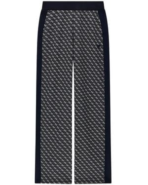 Guess Logo Wide-Leg Pants - Black