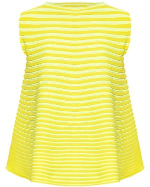 Pleats Please Issey Miyake Plissé Tank Top - Yellow