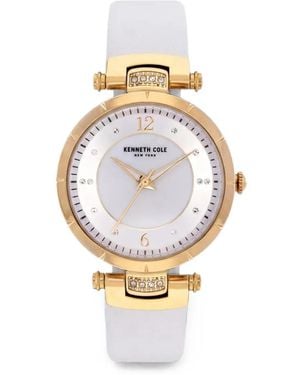 Kenneth Cole Orologio Mist Con Cristalli 34Mm - Metallizzato