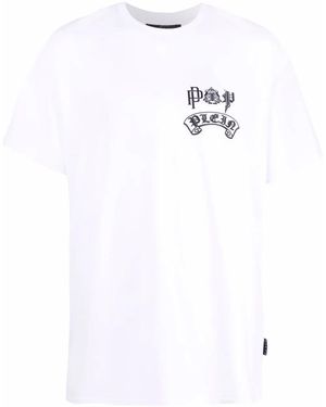 Philipp Plein Logo T-Shirt - White