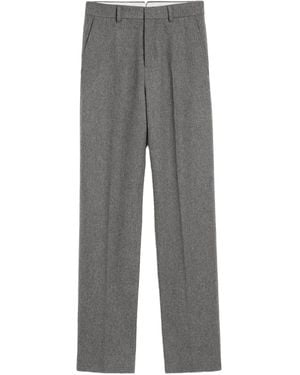 Ami Paris Wide Wool Pants - Grey