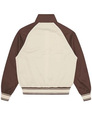 ICECREAM Reglan-Sleeve Embroidered Jacket - Natural