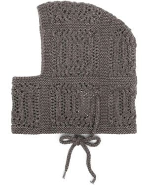 Lemaire Pasamontañas de canalé - Gris