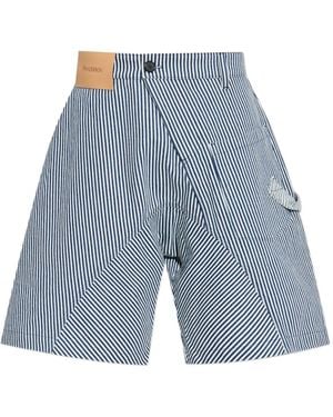 JW Anderson ストライプ ショートパンツ - ブルー