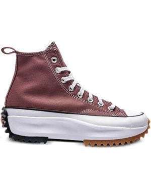 Converse Run Star Hike High-Top Trainers - Brown