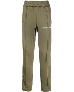 Palm Angels Straight-Leg Track Trousers - Green