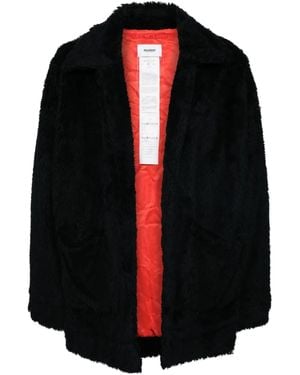 Doublet Hand-Painted Faux-Fur Jacket - Black