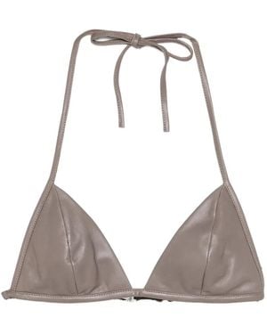 Rick Owens Tie-Fastening Triangle Top - Natural