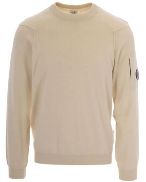 C.P. Company Lens-Detail Jumper - White