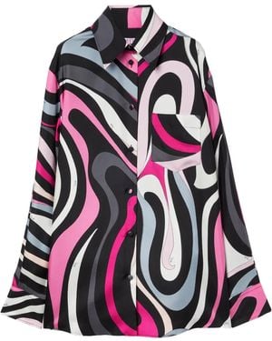PUCCI Marmo-Print Shirt - White