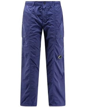 C.P. Company Chrome-R Regular Cargo Lens Trousers - Blue