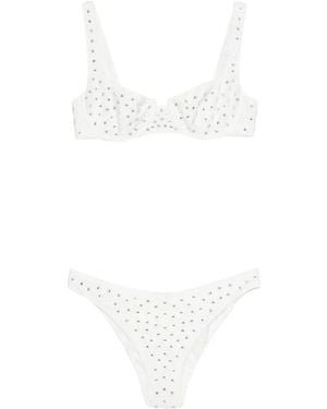 Oséree Bridal Gem Balconette - White