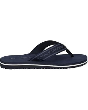 Tommy Hilfiger Logo Strap Flip-Flops - Blue